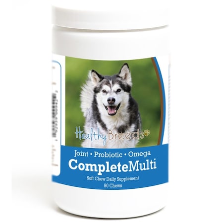 Healthy Breeds Alaskan Malamute all in one Multivitamin Soft Chew, 90PK 192959009422